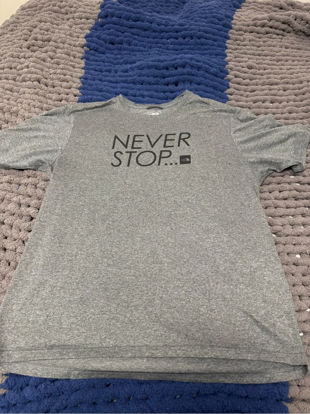 The North Face Gray 'Never Stop' Short Sleeve Tee - Heather